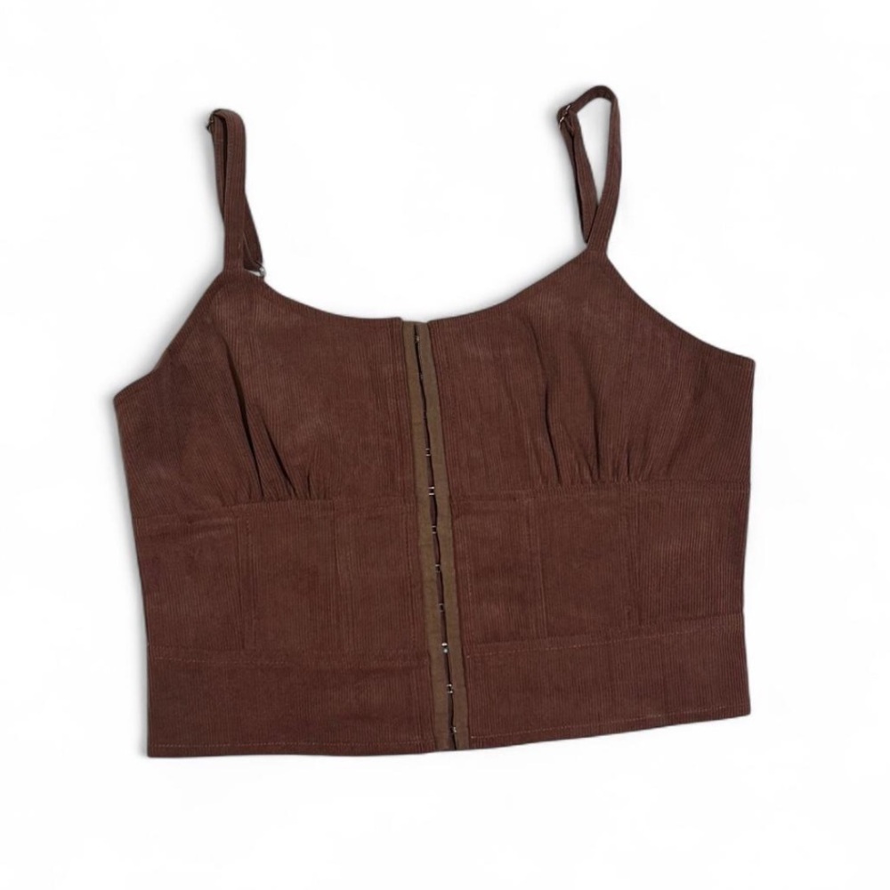 Kori Purple Fitted Camisole Bustier Top